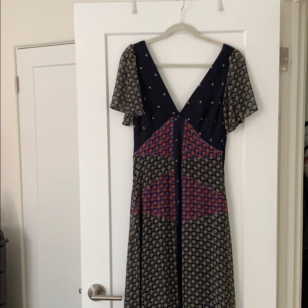 Farm Rio printed maxi dress with back detail